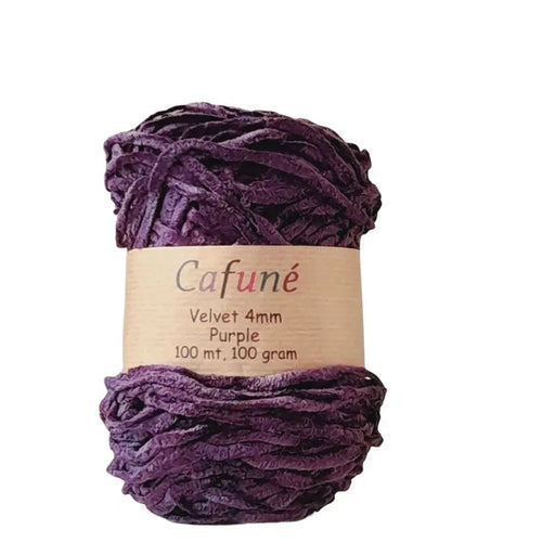 Cafuné Velvet Yarn Purple bij DecoDeb